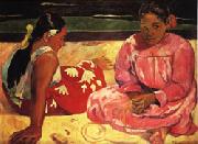 Paul Gauguin Tahitian Women(on the Beach) oil